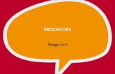 PROCEDURE - lisetyo.staff.gunadarma.ac.idlisetyo.staff.gunadarma.ac.id/Downloads/files/47575/PROCEDURE.pdf · prosedur. Prosedur dipanggil dan digunakan denganmenyebutkanjudul prosedurnya.