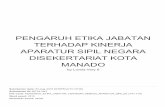 MANADO DISEKERTARIAT KOTA APARATUR SIPIL NEGARA …repo.unsrat.ac.id/1572/3/PENGARUH_ETIKA_JABATAN_TERHADAP_KINERJA... · 22 % similarity index 21% internet sources 5% publications