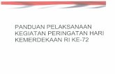 . PEDOMAN UMUM... · Senin, 31 Juli 2017 sampai dengan 27 Agustus 2017 Gadwal terlampir) Pusat dan Daerah WAKTU DAN TEMPAT 2. Hari/Tanggal Tempat Pelaksanaan . INDONESIA RERJA g ERS