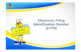 Electronic FilingElectronic Filing Identification Number e ... · surat kuasa bermeterai yang diserahkan dan asIi kartu identitas diri kuasa Wajib Pajak yang ditunjukkan, jika permohonan