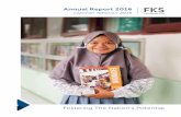 Laporan Tahunan 2016 - fksfoundation.com · sekolah masyarakat Indonesia masih rendah, yaitu 7,6 tahun lebih rendah dibandingkan target pemerintah 13 tahun wajib belajar. Study activity