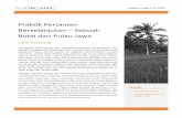 Praktik Pertanian erkelanjutan – Sebuah ukti dari Pulau Jawa · irigasi teknis berhubungan positif dengan pengadopsian rotasi tanaman. 3 Foto Dampak encana dan Kesadaran Lingkungan