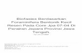 Perairan Jepara Provinsi Jawa Resen Pada Core Jpa 07-04 Di ...ftgeologi.unpad.ac.id/wp-content/uploads/2019/07/Biofasies-Berdasarkan...Biofasies Berdasarkan Foraminifera Bentonik Kecil