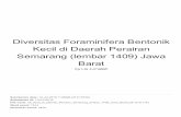 Barat Semarang (lembar 1409) Jawa - ftgeologi.unpad.ac.idftgeologi.unpad.ac.id/wp...Foraminifera-Bentonik-Kecil-di...Jawa-Barat.pdfAnalisis foraminifera dilakukan terhadap 20 sampel