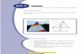 Bab 9 Segitiga - keceleg.com fileMemahami konsep segiempat dan segitiga serta menentukan ukurannya. Kompetensi Dasar 6.2 Mengidentiﬁkasi sifat-sifat segitiga berdasarkan sisi susdutnya.