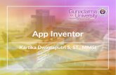 App Inventor - kartika_ds.staff.gunadarma.ac.idkartika_ds.staff.gunadarma.ac.id/Downloads/files/49134/Pengenalan+App... · Terdiri dari daftar komponen apa saja yang telah ditambahkan