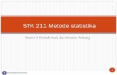 STK 211 Metode statistika 4 Peubah... · SEBARAN PELUANG 5. Konsep Peubah Acak Peubah acak merupakan suatu fungsi yang memetakan ruang kejadian (daerah fungsi) ke ruang bilangan riil