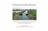 PENGELOLAAN IRIGASIfmsrbpsp.com/download/file/Pengelolaan_Irigasi_by_Suyitno.pdf · 1. Irigasi adalah usaha penyediaan, pengaturan, dan pembuangan air irigasi untuk menunjang pertanian