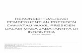 INDONESIA DALAM MASA JABATANNYA DI DAN/ATAU WAKIL PRESIDEN …eprints.umm.ac.id/46385/24/Similarity - Esfandiari... · adalah MPR, dan (3) MPR hanya dapat memberhentikan Presiden