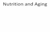 Nutrition and Agingeprints.dinus.ac.id/14449/1/[Materi]_Gizi_dan_Penuaan_2012.pdf · •Perlu diketahui 30 % aging dipengaruhi oleh genetika •Proses aging ok gaya hidup, stress,