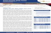 Fixed Income Daily Notes - MNC Sekuritas · kenaikan imbal hasil surat utang global, harga Surat Utang Negara secara bertahap menunjukkan kenaikan yang didukung oleh penguatan nilai