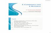 E-COMMERCE DAN E-BUSINESSfti.uajm.ac.id/ajar/Aplikasi Komputer (FE)/10 E-Commerce dan E-Business.pdf5/13/2012 1 E-COMMERCE DAN E-BUSINESS N. Tri Suswanto Saptadi Informatics Engineering
