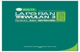 LAPORAN 2018 TRIWULAN 3 - icctf.or.id · Laporan Triulan 1 eriode Januari - Maret 20181 INDONESIA CLIMATE CHANGE TRUST FUND 2018 2018. Periode. ... Pengembangan Proposal Fundraising