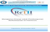 Manajemen Energi untuk Pembangunan Berkelanjutan Di Indonesiarepository.akprind.ac.id/sites/files/Prosiding STTNAS... · 2019-10-16 · 2 Seminar Nasional ReTII Ke-10 2015 Manajemen