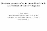 Nova era posmatračke astronomije u Srbiji: Astronomska Stanica …poincare.matf.bg.ac.rs/katedre/astronomija/beta/lat/sci/... · 2016-10-19 · • Menja se zračenje i morfologija
