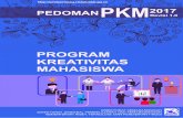 KATA PENGANTAR · 2018-10-11 · Pedoman Program Kreativitas Mahasiswa (PKM) Tahun 2017 Revisi 1.0 i KATA PENGANTAR Program Kreativitas Mahasiswa (P KM) yang diluncurkan oleh Direktorat