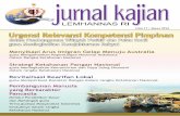 Jurnal Kajian Lemhannas RI | Edisi 17 | Maret 2014 · 2018-11-22 · Alur pikir urgensi relevansi kompetensi pimpinan dalam pembangunan wilayah pesisir dan pulau kecil guna meningkatkan