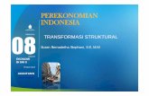 PEREKONOMIAN INDONESIA · Sektor tertier, terdiri dari perdagangan, ... awal dekade 1970-an, pembangunan ekonomi mengalami redefinisi. Transformasi Struktural • Todaro dan Smith