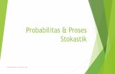 Probabilitas & Proses Stokastiksilmina.staff.gunadarma.ac.id/Downloads/files/50181...Contoh : Eksperimen pelemparan koin. Model eksperimennya adalah terjadi "angka" atau "gambar" memiliki