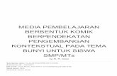 SMP/MTs BUNYI UNTUK SISWA KONTEKSTUAL PADA TEMA …lib.unnes.ac.id/32806/1/21._Turnitin_Media_Pembelajaran... · 2019-08-02 · 12 % similarity index 10% internet sources 6% publications