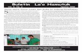 Vol. 9, No. 2 Agustus 2008 - La'o Hamutuklaohamutuk.org/Bulletin/2008/Aug/LHBv9n2bi.pdfdi pusat-pusat kesehatan di ibukota dan distrik-distrik. Menurut dr. Alberto Filipe Rignak Vas,