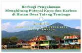 Berbagi Pengalaman Menghitung Potensi Kayu dan …...Desa Talang Tembago secara administratif berada di Kecamatan Sungai Tenang Kabupaten Merangin Propinsi Jambi Terdiri dari 3 Dusun,