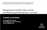 Pengelolaan biodiversitas untuk mendukung …Indonesia - Country Description • Indonesia is located in the tropical belt, is the largest and widest archipelago country in the world,