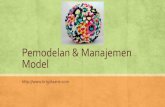 Pemodelan & Manajemen Model · Pemodelan Dalam MSS Model statistik (analisis regresi), digunakan untuk mencari relasi diantara variabel.Model ini merupakan preprogram dalam tool software