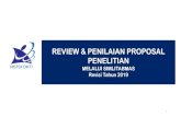 REVIEW & PENILAIAN PROPOSAL PENELITIANlldikti3.ristekdikti.go.id/v5/wp-content/uploads/3...Proses Mereview Usulan Baru Peneliti mengusulkan Proposal Evaluasi Administrasi Evaluasi