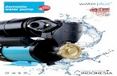water pump GARANSI MOTOR 24JAM 3years* motor warranty ... · residential & industrial water solutions 3years* motor warranty domestic water pump GARANSI MOTOR 6 BLN NONSTOP 24 JAM