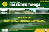 KAB. BANTUL PROV. DAERAH ISTIMEWA YOGYAKARTAyogya.litbang.pertanian.go.id/ind/images/katam/mt22012... · 2012-03-29 · Hal ini dicirikan oleh ketidakmenentuan pola curah hujan dan