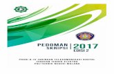 EDISI 2 TAHUN 2017 - jtd.polinema.ac.id · Mahasiswa tingkat akhir di Program Studi D-IV Jaringan Telekomunikasi Digital Jurusan Teknik Elektro Politeknik Negeri Malang memiliki kewajiban