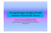Prof. Mailangkay - Penghitungan angka kreditkopertis3.or.id/v5/wp-content/uploads/Prof.-Mailangkay-Penghitungan... · • Bahasa yang digunakan adalah Bahasa Indonesia dan atau Bahasa