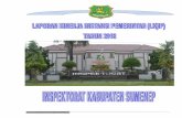 LKjIP Inspektorat Kabupaten Sumenep 2018 · Pemerintah sesuai dengan tugas dan fungsinya melakukan pengawasan dan pembinaan terhadap unit satuan kerja sebagai mitra kerja yang bersifat