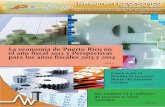 La economía de Puerto Rico en ﬁ scal 2012 y Perspectivas para … · 2013-08-13 · Volumen I Número 4 Resumen Económico de Puerto Rico Junta de Planificación de Puerto Rico