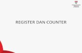 REGISTER DAN Register ¢â‚¬¢Register adalah rangkaian yang tersusun dari satu atau beberapa flip-flop yang