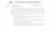 JL. SUMATERA No. 42 SURABAYA 60281 · Foto copy surat kontrak tenaga Satpam, Cleaning service dan Sopir Tahun Anggaran 2011. 3. Untuk Belanja Modal: Setiap Komponen Kegiatan Belanja