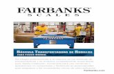 PARA PESAJE MANUAL - Fairbanks Scales · 09/19 100070-ESP PARA PESAJE MANUAL Soluciones de Pesaje para el Mundo Desde 1830 Báscula TransporTadora de rodillos Aprobaciones NTEP y