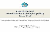 Rembuk Nasional Pendidikan dan Kebudayaan (RNPK) Tahun 2014 · 2017-11-10 · Rembuk Nasional Pendidikan dan Kebudayaan (RNPK) Tahun 2014 ”Evaluasi Kinerja Kemdikbud Tahun 2010-2014