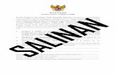 P U T U S A NRapat Pleno Komisi menyetujui dan menerbitkan Penetapan Komisi Nomor ... undangan Republik Indonesia dengan Akta Pendirian No. 02 Tanggal 3 Januari 2006 yang dibuat oleh