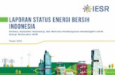 Laporan Status Energi Bersih Indonesia · 2019-10-28 · Laporan Status Energi Bersih Indonesia Potensi, ... Pembangkit Listrik Tenaga Arus Laut PLTB : Pembangkit Listrik Tenaga Bayu