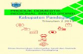 Produk Domestik Regional Bruto (PDRB) Kabupaten Pandeglang ...satudata.pandeglangkab.go.id/download/file/PDRB_TW_II_2019_KAB... · Lapangan usaha yang menjadi dasar perhitungan terdiri