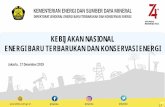 KEMENTERIAN ENERGI DAN SUMBER DAYA MINERAL · 7. Batam 8. Boalemo 9. Banda Aceh 10.Belitung 20 Lokasi Pengembangan Microgrid berbasis Potensi Lokal, termasuk Ekonomi Maritim: 11.