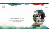 PUBLIC EXPOSE LIVE 2019 · Semen Baturaja 2 Susunan Pemegang Saham per Juni 2019 • Kepemilikan institusi di saham SMBR masih berada dikisaran 96,8% dari total saham dan 86,9% dari