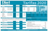 Tarifas · 2019-11-14 · Contactos de publicidad: publicitat@diaridetarragona.com · anuncis@diaridetarragona.com 977 299 720 · 977 299 703 · 977 299 702. HOME Formato (pixeles)