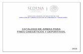 CATALOGO DE ARMAS PARA FINES CINEGÉTICOS …sedena.gob.mx/pdf/dcam/catalogos/mossberg.pdfESCOPETA SEMIAUTOMATICA CALIBRE 12 G.A. MARCA MOSSBERG MODELO 930, (WATERFOWL MAX-4), CAÑON