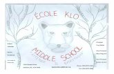 École KLO Middle School · École KLO Middle School 3130 Gordon Drive Kelowna, BC V1W 3M4 Phone: (250) 870‐5106 Fax: (250) 870‐5006 IMPORTANT CONTACT INFORMATION For General