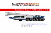 Tadano Faun ATF 110 + JIB - Camaleon Trucks · 2019-03-22 · 16 AS 2602 con accionamiento electro - neumâticamente embrague en seco y cambio automätlco 16 marchas delanteras y