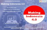 Disampaikan pada: Seminar Nasional Standardisasi …...Kementerian Perindustrian Making Indonesia 4.0 Making Indonesia 4.0 Disampaikan pada: Seminar Nasional Standardisasi Badan Standardisasi