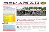 Terima Kasih, Mandiri! · Seni Mahasiswa Nasional (Peksiminas) X di Pontianak, Juli 2010 lalu. ... tor mengatakan, 700 sepeda dari Bank Mandiri merupakan dukungan yang sangat berarti